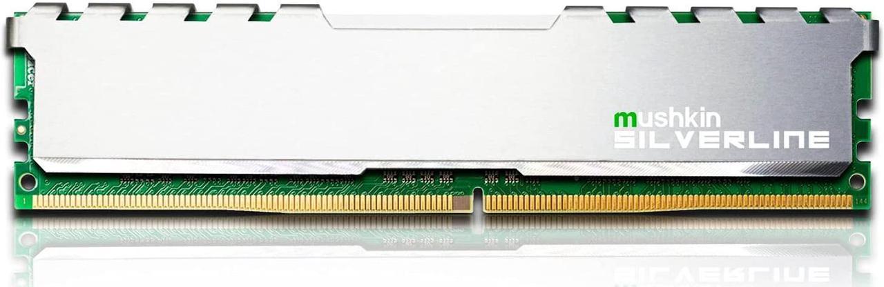 Mushkin 32GB(1X32GB) Silverline DDR4 PC4-3200 3200MHz UDIMM 22-22-22-52 Desktop Memory Model MSL4U320NF32G