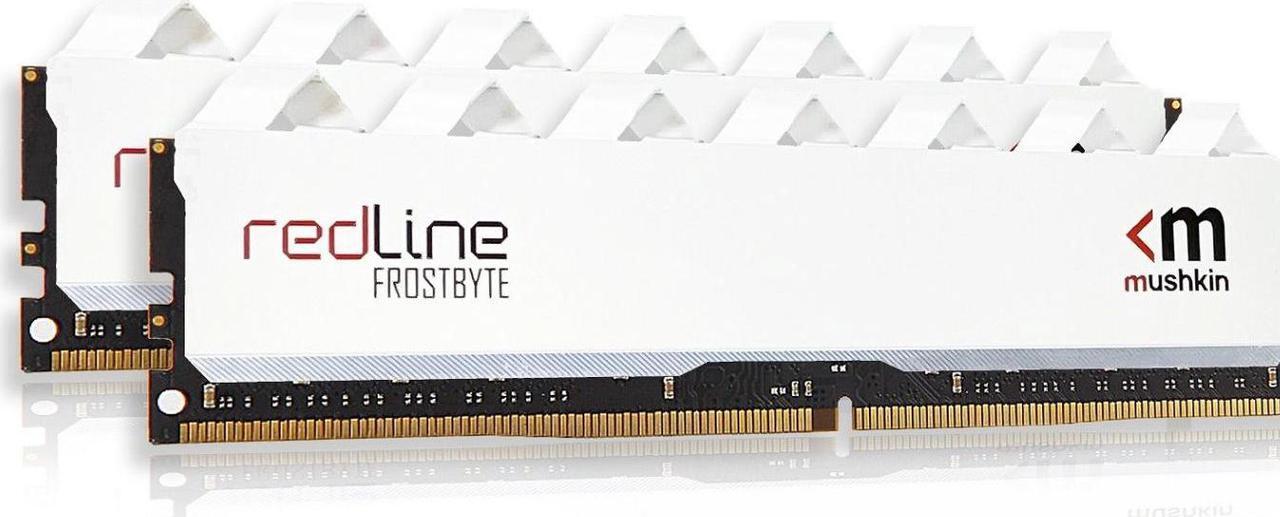 Main image of Mushkin - 32GB (2X16GB) DDR4-3200 ECC UDIMM PC4-19600 (3200MHz) 14-18-18-38 Redline Model MRD4E320EJJP16GX2
