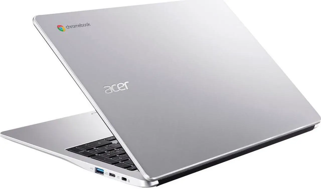 Alt view image 2 of 11 - Acer 15.6" Chromebook 315 CB315-4HT CB315-4HT-C72W Touchscreen Chromebook Full HD 4GB Total RAM 32GB Flash Memory Pure Silver Model NX.AZ1AA.002