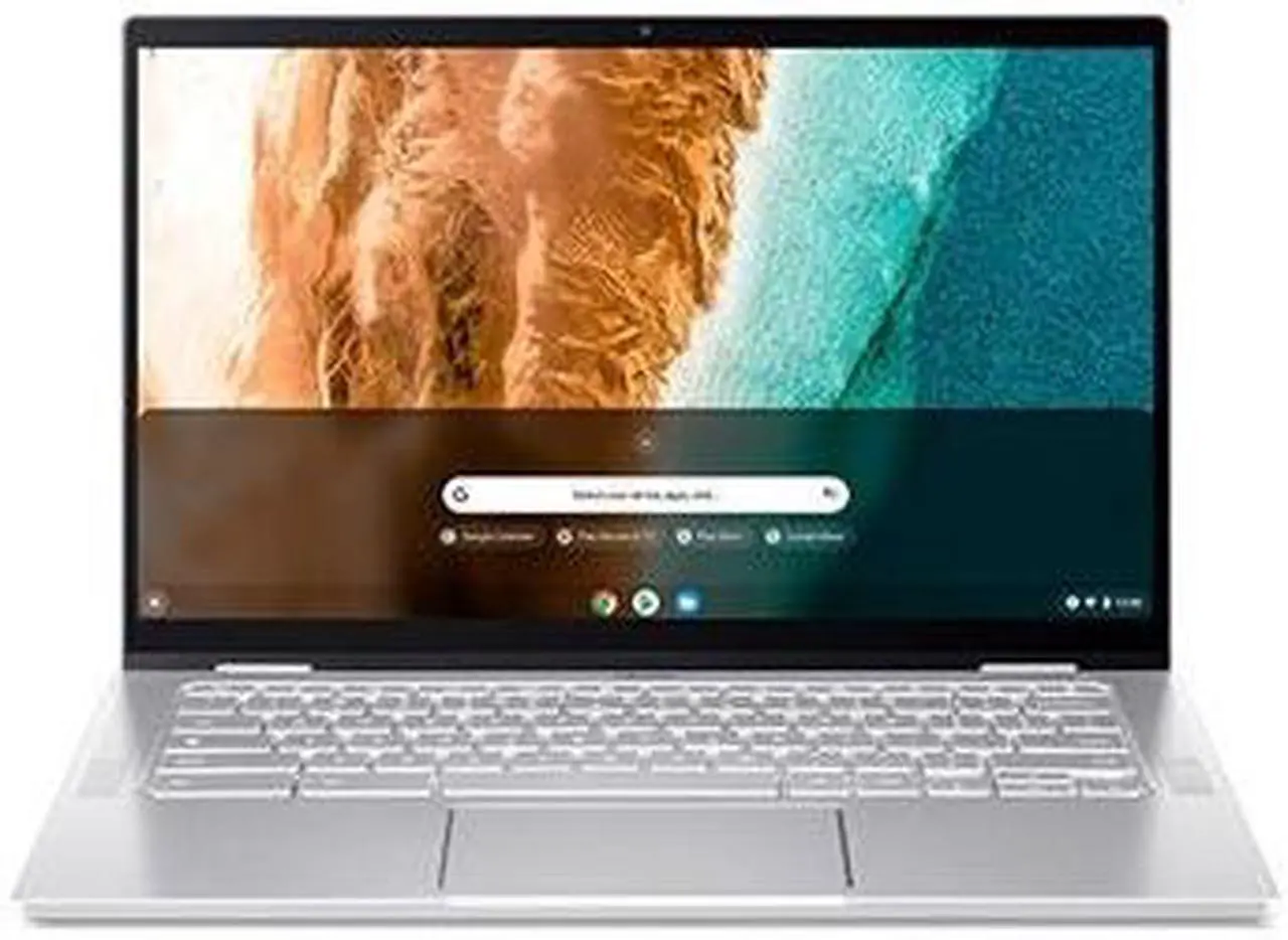 Alt view image 3 of 10 - Acer Chromebook Enterprise Spin 514 Chromebook Intel Core i5-1130G7 8GB Memory 256 GB PCIe SSD 14.0" Touch Screen Chrome OS CP514-2H-52GL