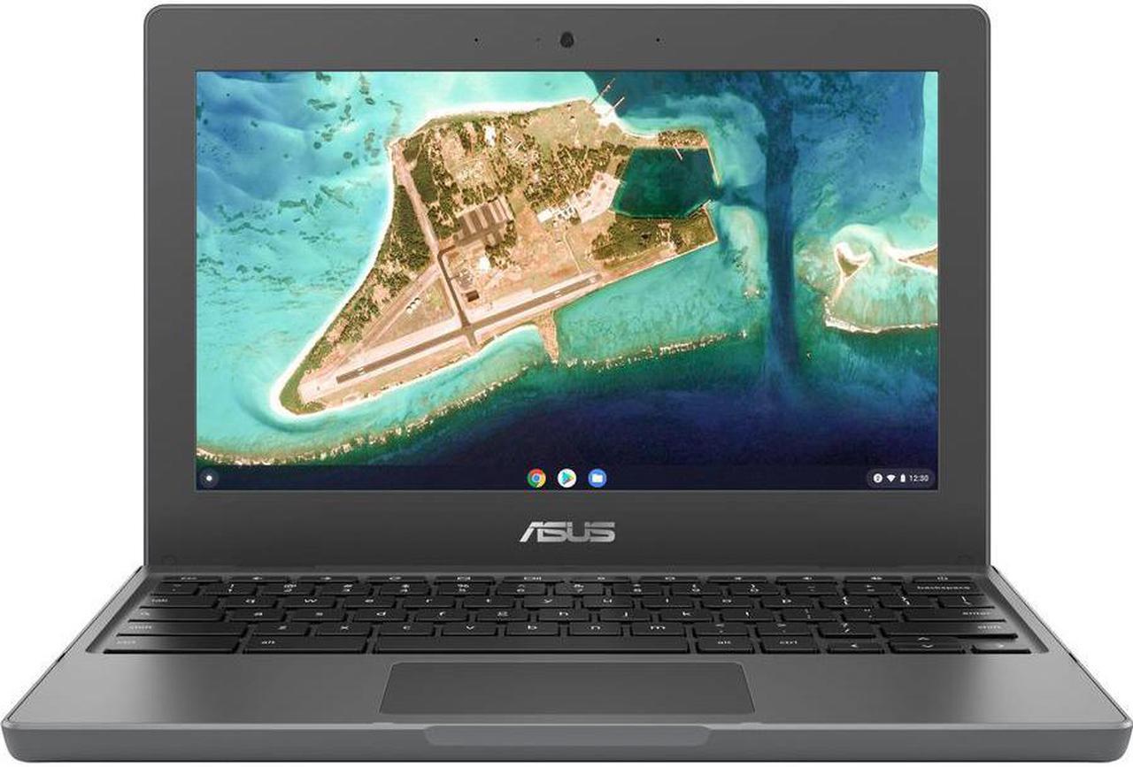 Asus Chromebook CR1 CR1100CKA-YZ142 11.6" Rugged Chromebook HD 1366x768 Intel Celeron N5100 Quad-core (4 Core) 1.10 GHz 4 GB Total RAM 32 GB Flash Memory - Dark Gray