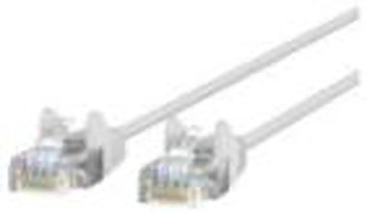 Alt view image 3 of 3 - BELKIN CAT6 SLIM 28AWG CABLE -WHITE -2FT
