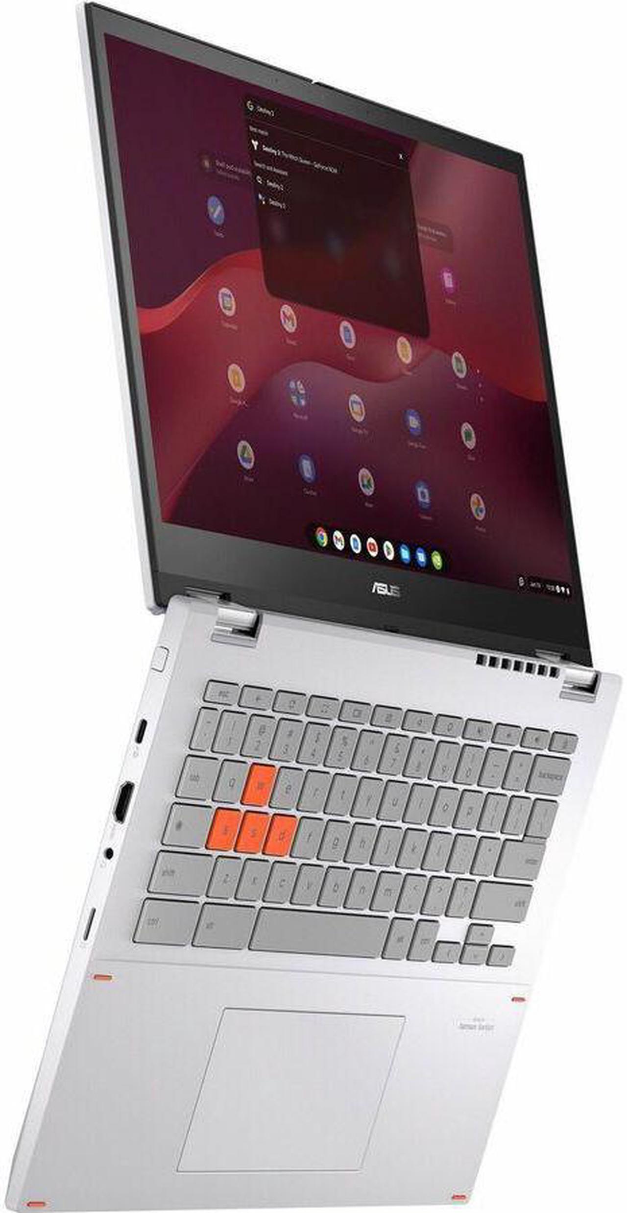 Alt view image 3 of 17 - ASUS Chromebook Vibe CX34 Flip Chromebook Intel Core i5 12th Gen 1235U (1.30GHz) 16 GB Memory 256 GB PCIe SSD 14.0" Touchscreen Chrome OS CX3401FBA-YZ566T-S