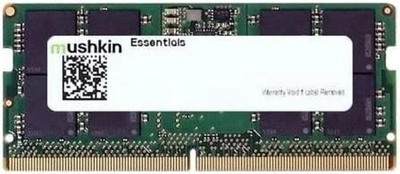 Mushkin 32GB Essentials PC5-4800 DDR5 SODIMM 4800MHz MES5S480FD32G