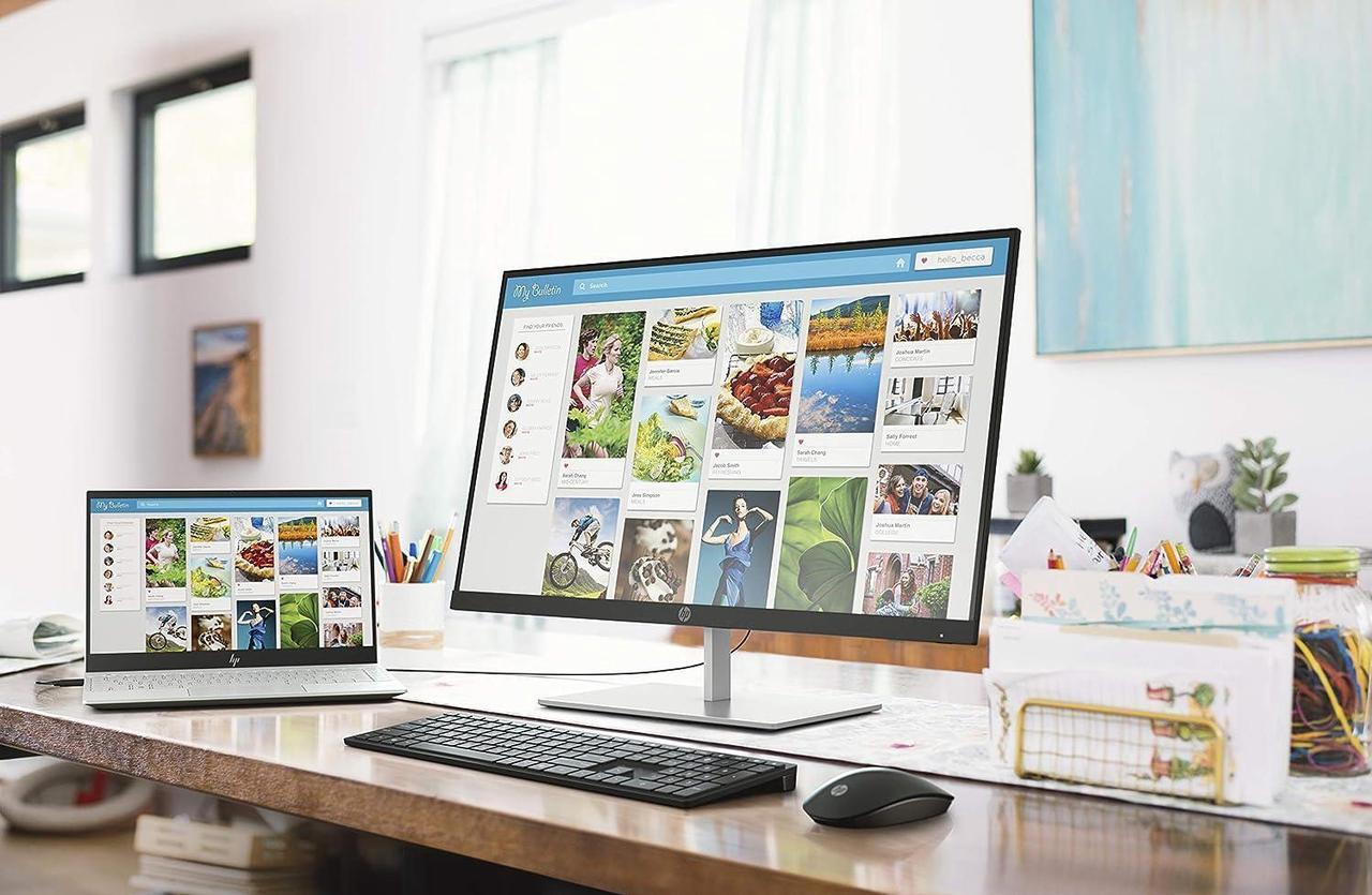 Alt view image 6 of 6 - HP Pavilion 27 Quantum Dot Display VESA Certified HDR Quantum Dot Resolution DCI-P3 Technology Ultra-Thin Design