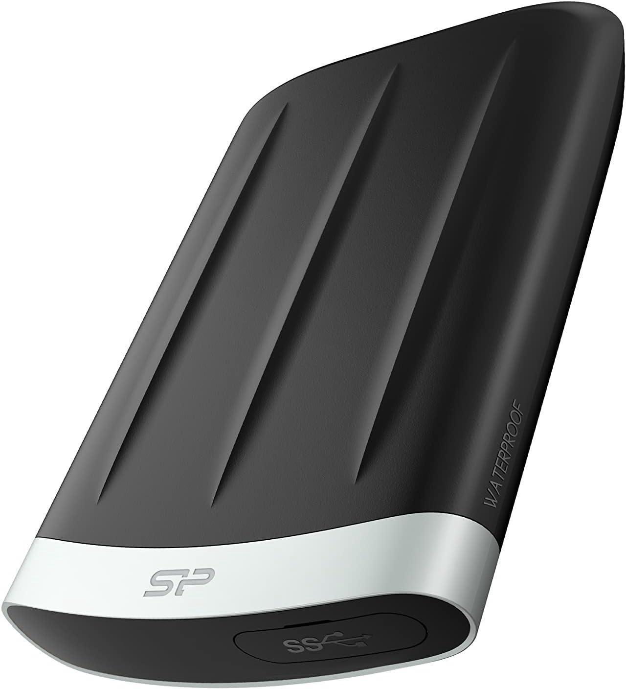 Main image of Silicon Power Armor A65B External Hard Drive 2000 GB Black,Grey Modle SP020TBPHD65BS3G