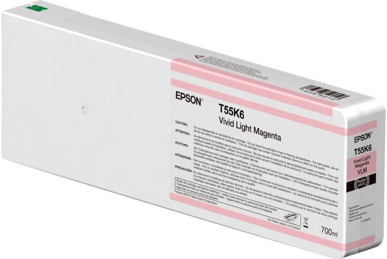 Epson ULTRACHROME HD VIVID LIGHT MAGENTA INK 700ML Model T55K600