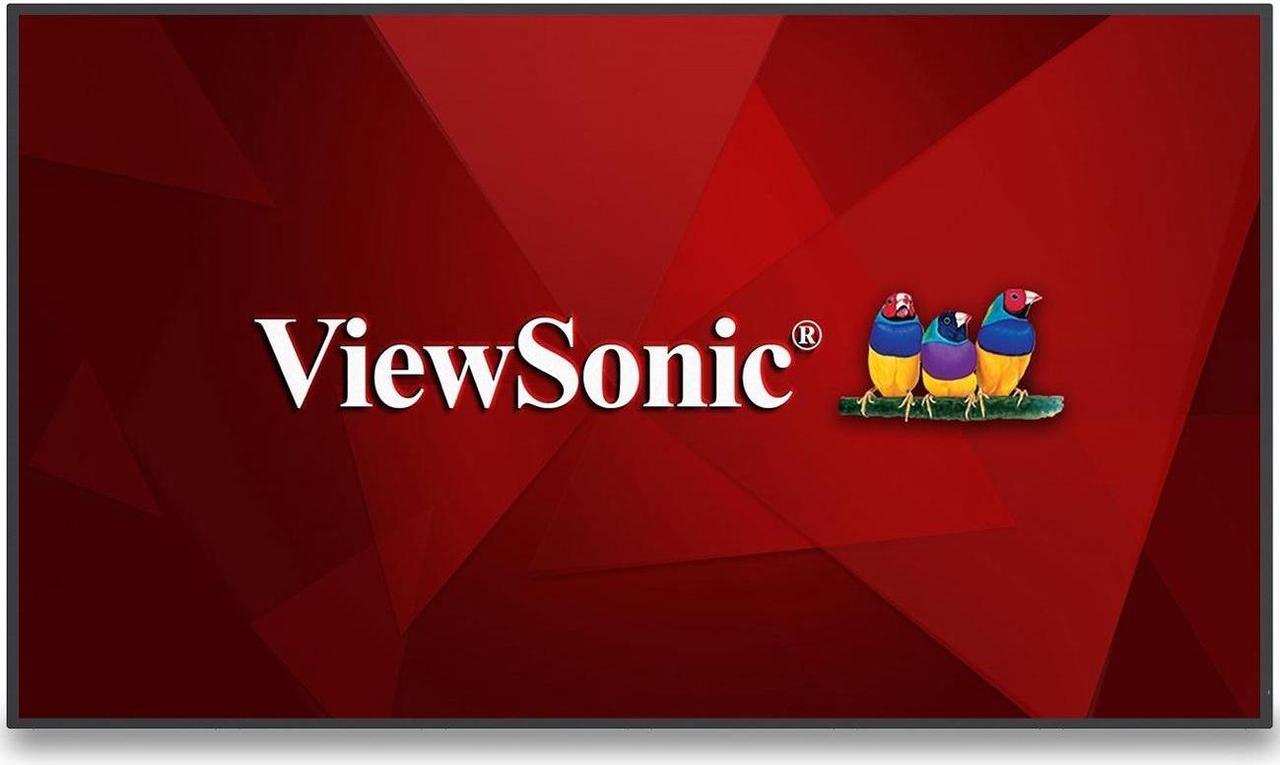 ViewSonic 75" 4K UHD Wireless Presentation Display 24/7 Commercial Display with Portrait Landscape HDMI USB USB C Wifi/BT Slot