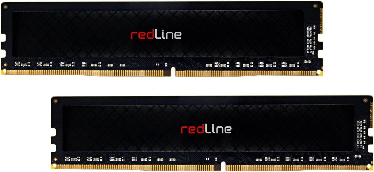 Mushkin 16GX2- 32GB (2x16GB) DDR4-3200 UDIMM PC4-3200 22-22-22 1.2V Redline Model MRE4U320NNNF16GX2