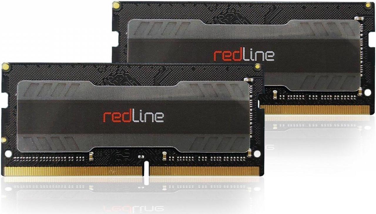 Mushkin Enhanced Redline 64GB (2 x 32GB) 262-Pin DDR5 SO-DIMM DDR5 4800 (PC4 38400) Memory (Notebook Memory) Model MRA5S480FFFD32GX2