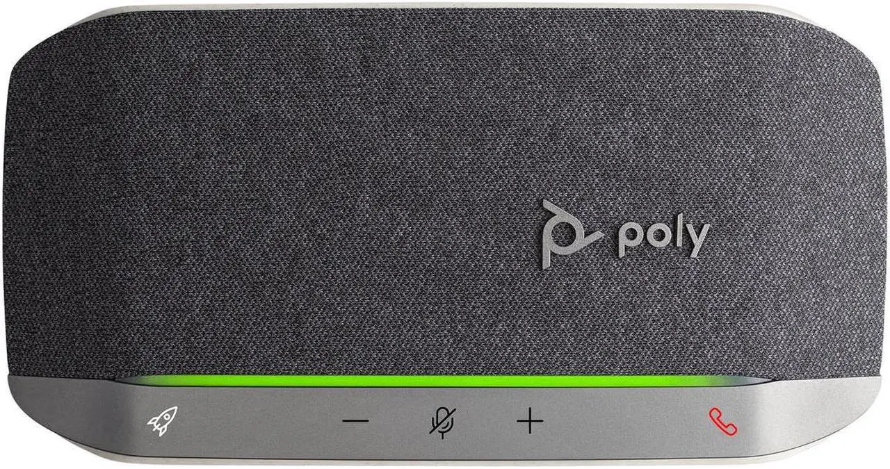 Main image of Poly - Sync 20+ Bluetooth Speakerphone (Plantronics) - Personal Portable Speakerphone - USB-C Bluetooth Adapter - Connect to Your PC/Mac/Cell Phone - Works with Teams, Zoom & More, Black