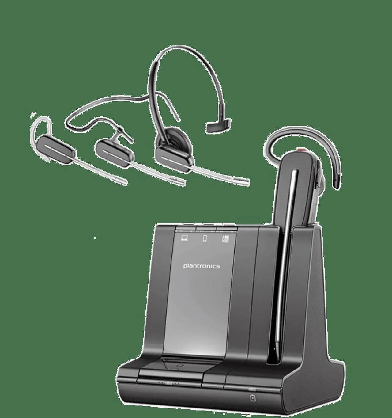 Main image of HP Poly  590.6 ft Savi 8200 Office 8245 Earset Mono Wireless Bluetooth Model 7W6D1AA#ABA