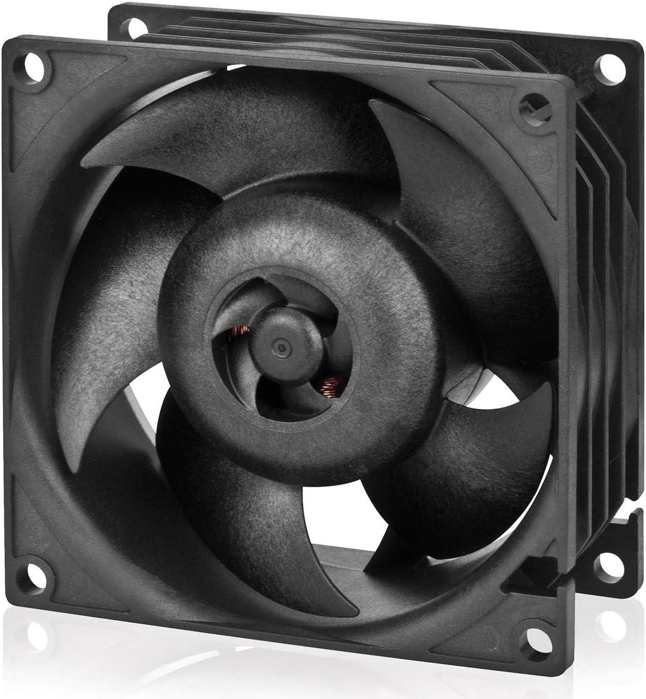 ARCTIC S8038-7K Fan 80x80x38 mm 500-7000 RPM PWM Regulated 4-pin Connector 12 V DC Black