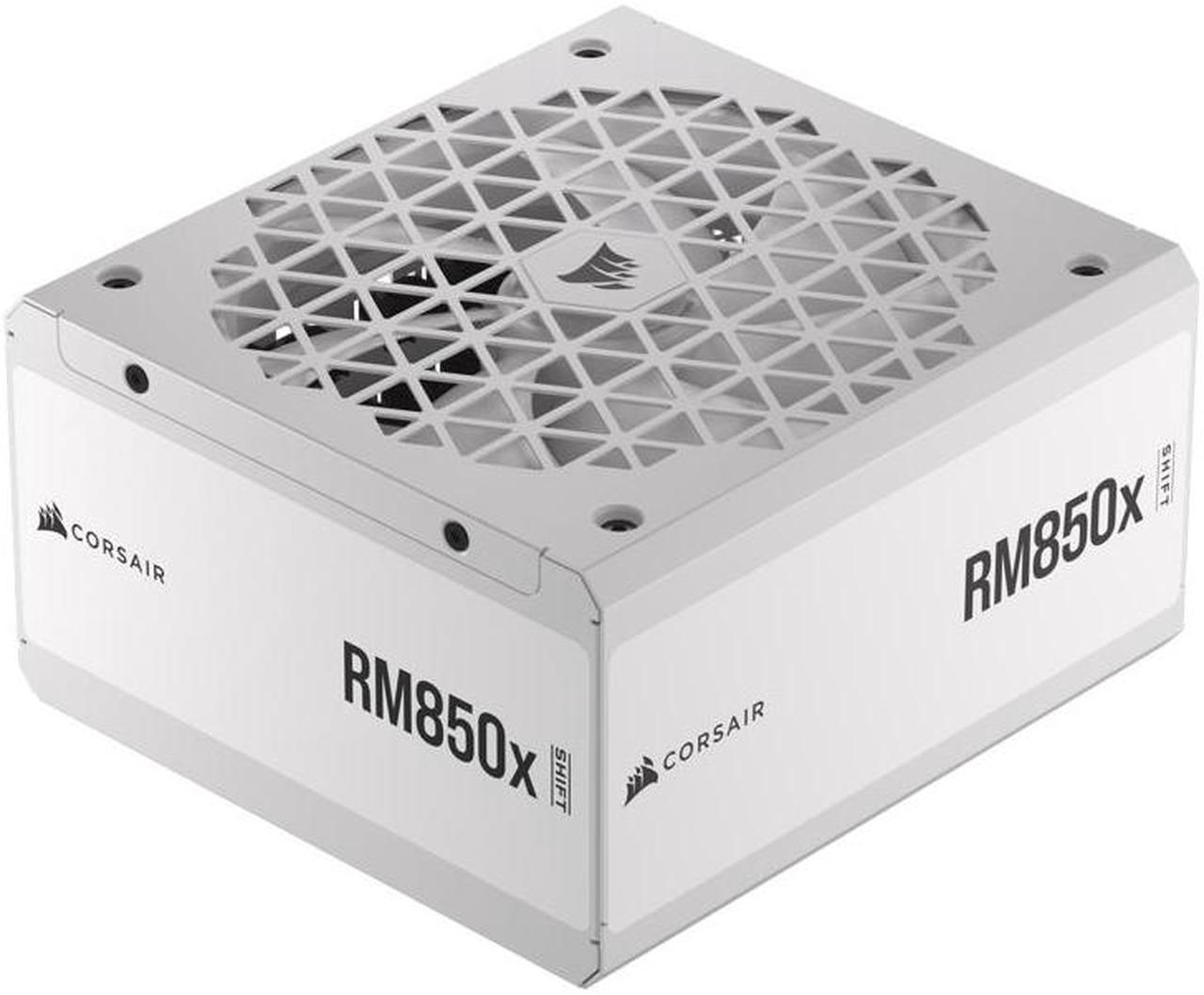 CORSAIR RMx Shift White Series, RM850x Shift White, 850 Watt, 80 PLUS GOLD, Fully Modular Power Suppl