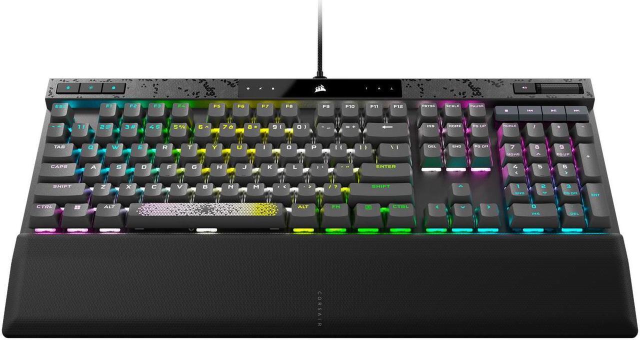 Alt view image 2 of 2 - CORSAIR K70 MAX RGB Magnetic-Mechanical Gaming Keyboard, Adjustable CORSAIR MGX Switches, Dedicated Media Controls, CORSAIR AXON, Aluminum Frame, Steel Gray