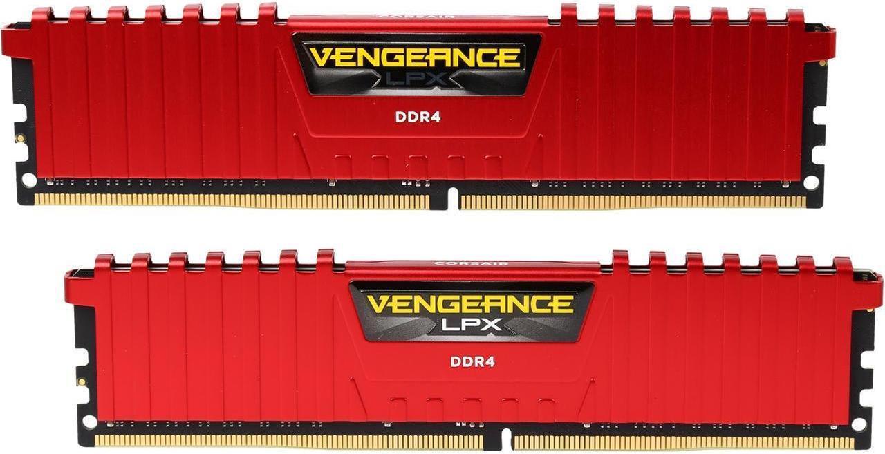 CORSAIR Vengeance LPX 16GB (2 x 8GB) 288-Pin PC RAM DDR4 3200 (PC4 25600) Desktop Memory Model CMK16GX4M2E3200C16R