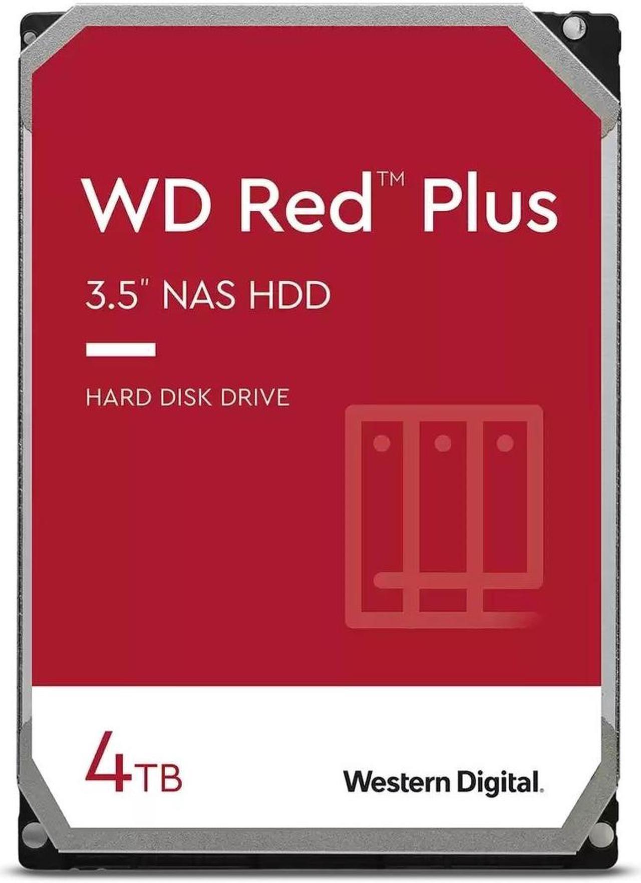 Western Digital Hard Drive WD40EFPX-RET 4TB 3.5" WD Red Plus NAS HD SATA 256MB