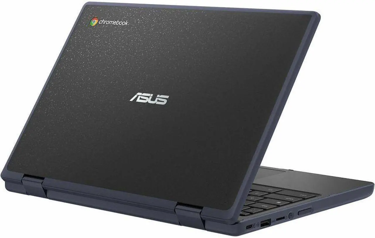 Alt view image 2 of 11 - Asus Chromebook CR11 CR1104CGA-YZ42 11.6" Rugged Chromebook - HD - Intel N-Series N100 - 4 GB - 32 GB Flash Memory - Mineral Gray