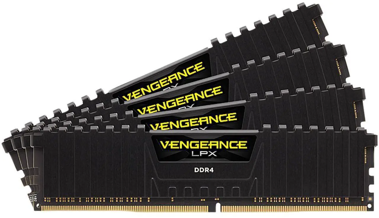 Main image of CORSAIR Vengeance LPX 64GB (4 x 16GB) 288-Pin PC RAM DDR4 3200 (PC4 25600) Desktop Memory Model CMK64GX4M4E3200C16