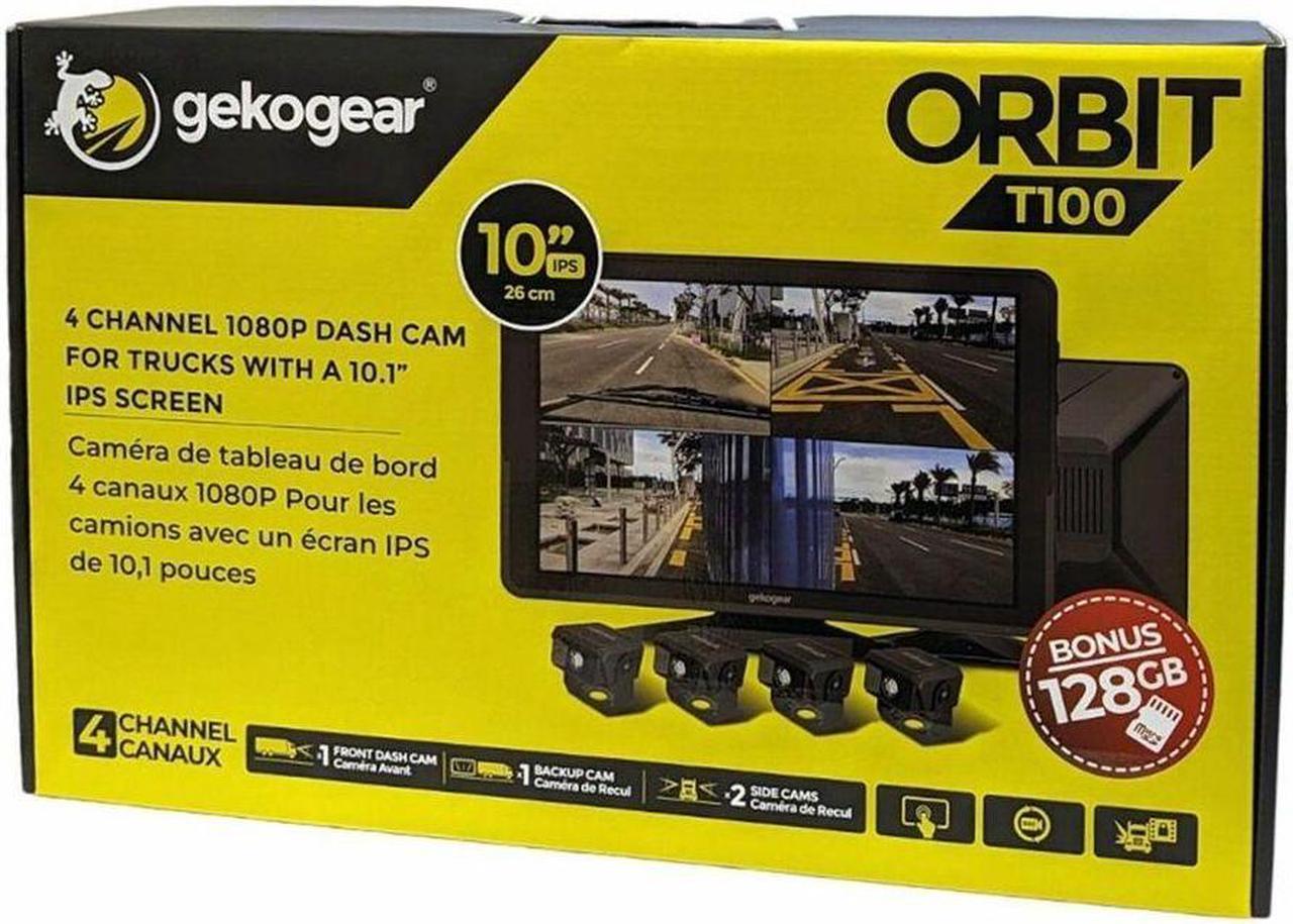 Alt view image 6 of 20 - GekoGear 4 Channel 1080P Dash Cam For Trucks With a 10.1" IPS Screen