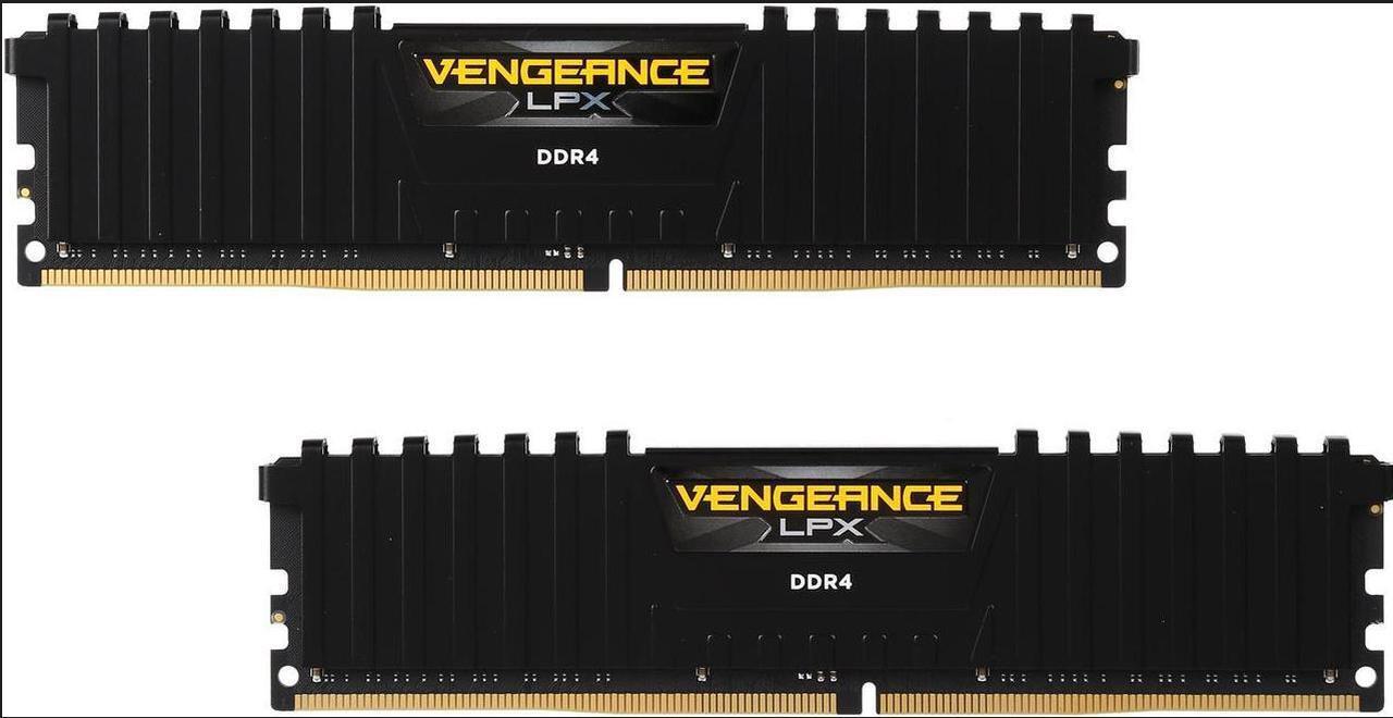Main image of CORSAIR Vengeance LPX 16GB (2 x 8GB) 288-Pin PC RAM DDR4 3200 (PC4 25600) Desktop Memory Model CMK16GX4M2E3200C16