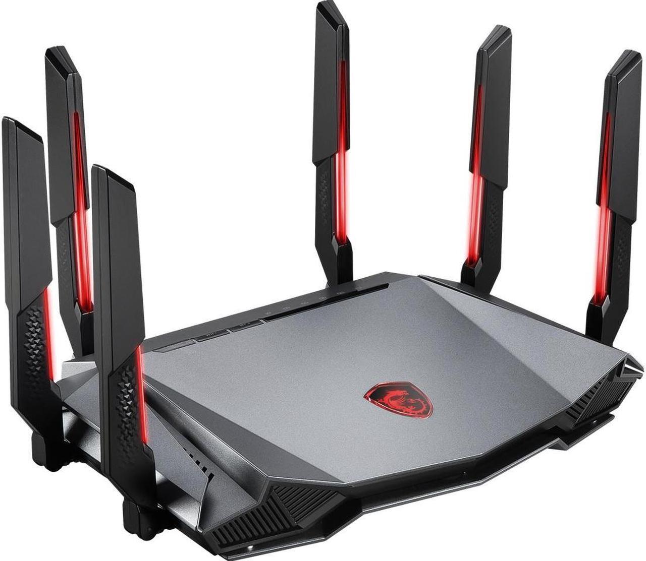 Main image of MSI RadiX AXE6600 WiFi 6E Tri-Band Gaming Router support 2.5GHz/5GHz/6GHz, AI QoS support