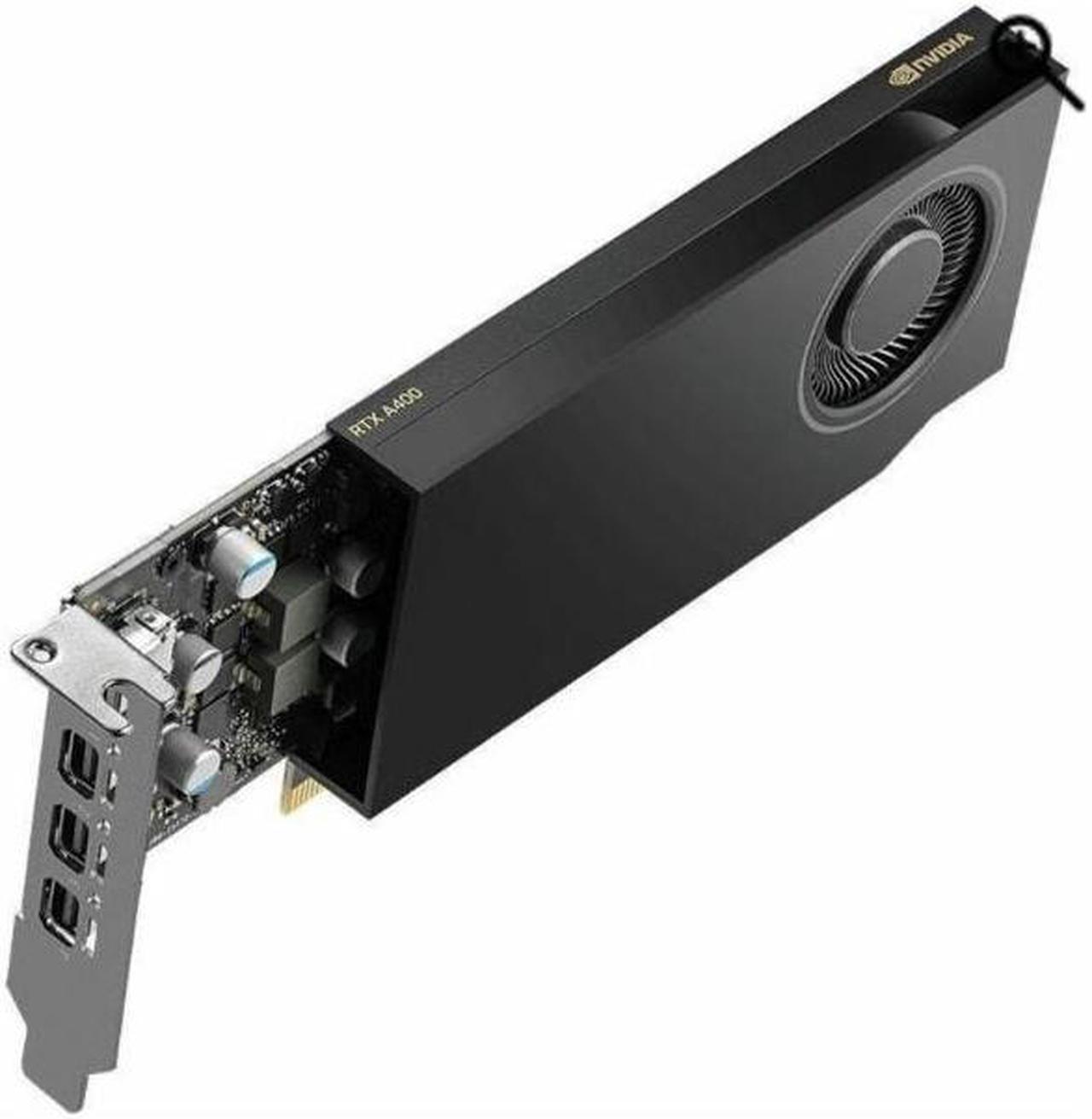 Alt view image 2 of 6 - Pny Technologies NVIDIA RTX A400 Professional Graphics Board NVIDIA RTX A400 Small Form Factor NVIDIA Ampere Architecture 4GB GDDR6 GPU Memory