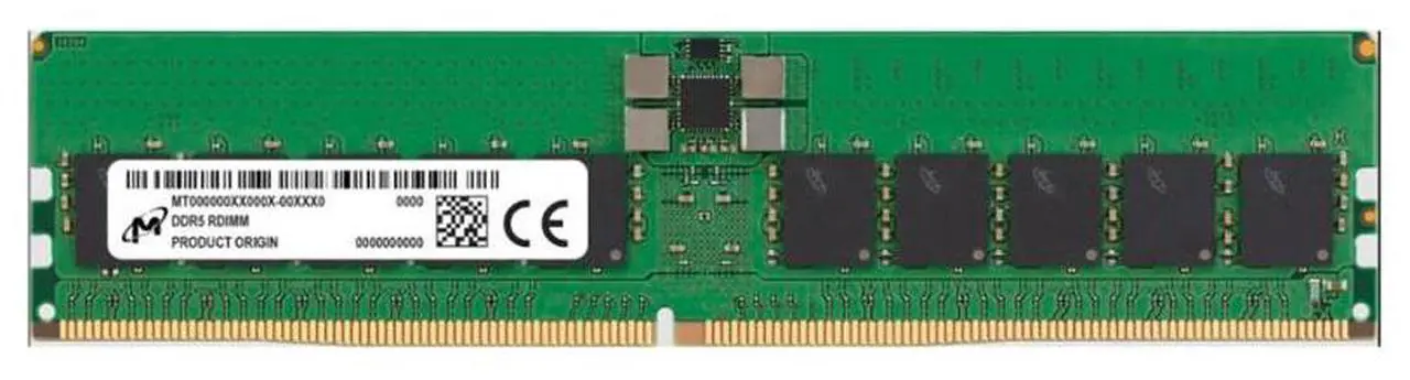 Main image of Crucial 64GB DDR5 RDIMM 2Rx4 5600 CL46 (16Gbit) (Single Pack) - MTC40F2046S1RC56BD2R