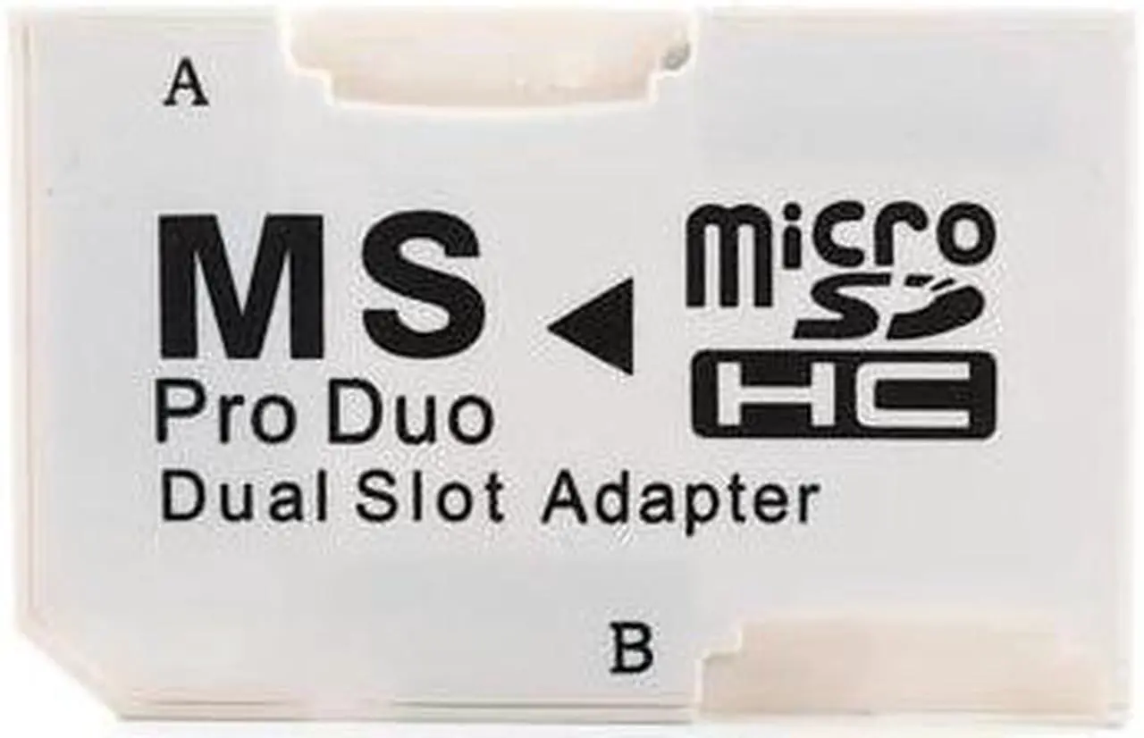 Main image of NEON MicroSD or microSDHC to Memory Stick PRO Duo adapter. Dual slot adapter for 2 Micro Cards Model NEODUO2xAD