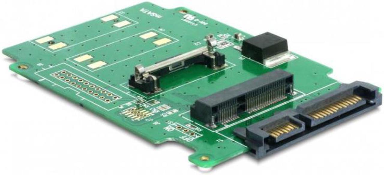 Main image of Renice Half-Mini mSATA to 2.5" SATA SSD Convertrer Adapter Board Model RN-MSATA-AD(MINI)