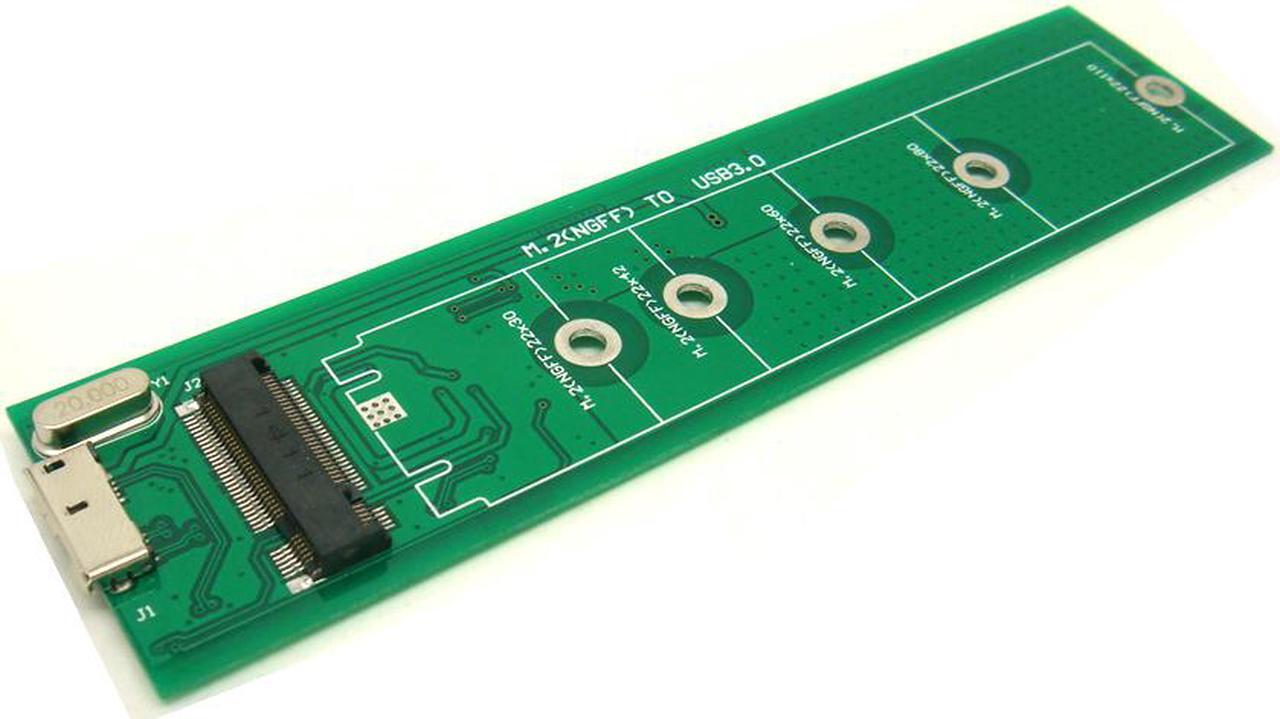 Alt view image 2 of 5 - ZTC Thunder Enclosure NGFF M.2 SSD to USB 3.0. Aluminum Shell, 5 Sizes Adapter and High Speed 6GB/s. Model ZTC-EN004