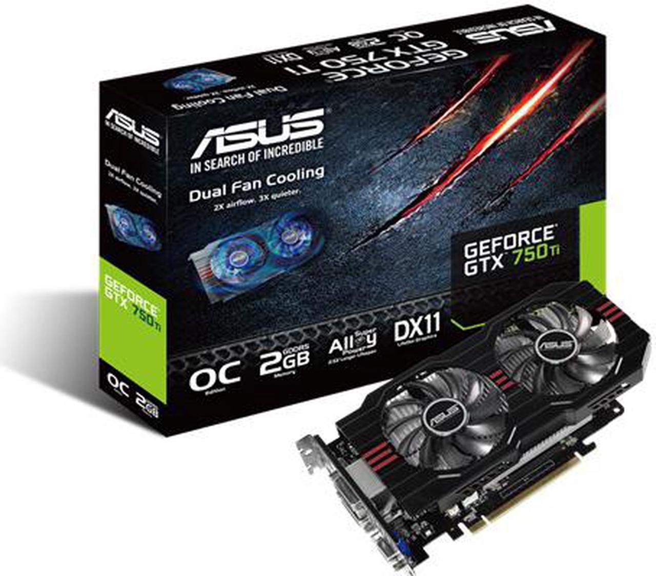 Alt view image 5 of 5 - ASUS 2GB GeForce GTX 750 Ti GDDR5 128-Bit PCI Express 3.0 HDCP Ready Video Card Model GTX750TI-OC-2GD5