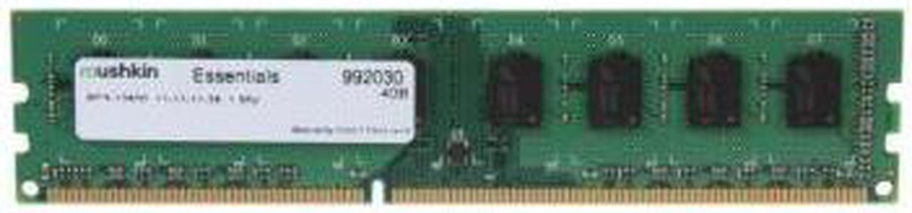 Mushkin Enhanced 2GB  Essentials DDR3L 1600MHz PC3L 12800- 240-Pin Desktop Memory Model 992029