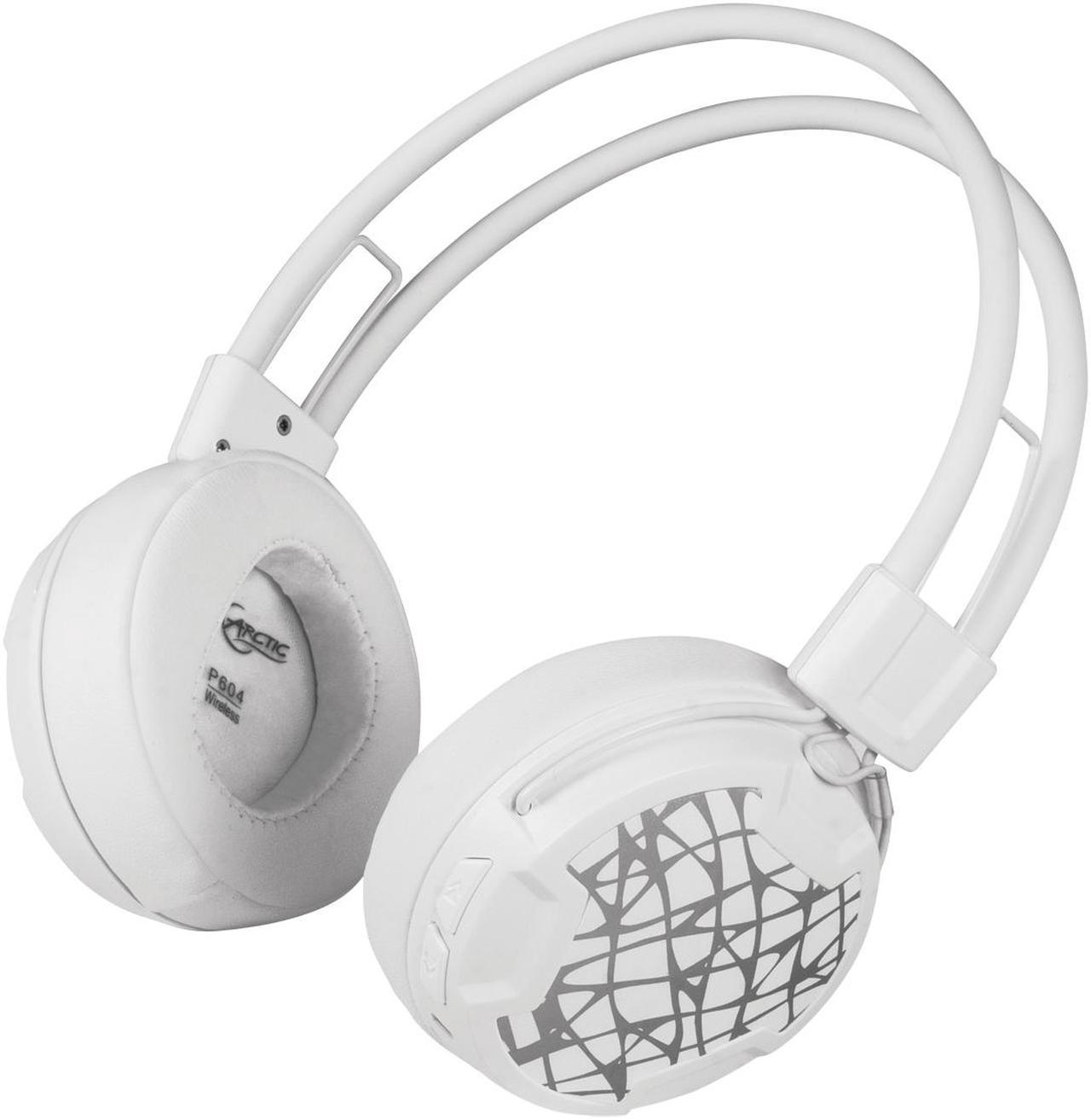 ARCTIC P604 Wireless , Dynamic Bluetooth 4.0 Headphones, On-Ear Design with Smart Control and Integrated Microphone, 30 Hours Battery Life Color White Model ASHPH00017A