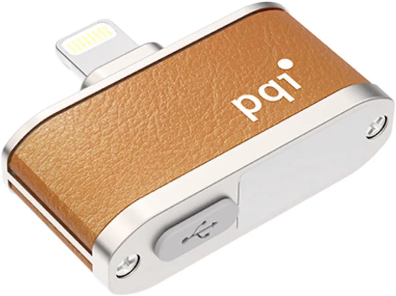 Alt view image 2 of 6 - PQI 64GB Instashot Live Video Recording and Editing Storage, incl. Leather Case and Cable Model 6I07-064GR1003