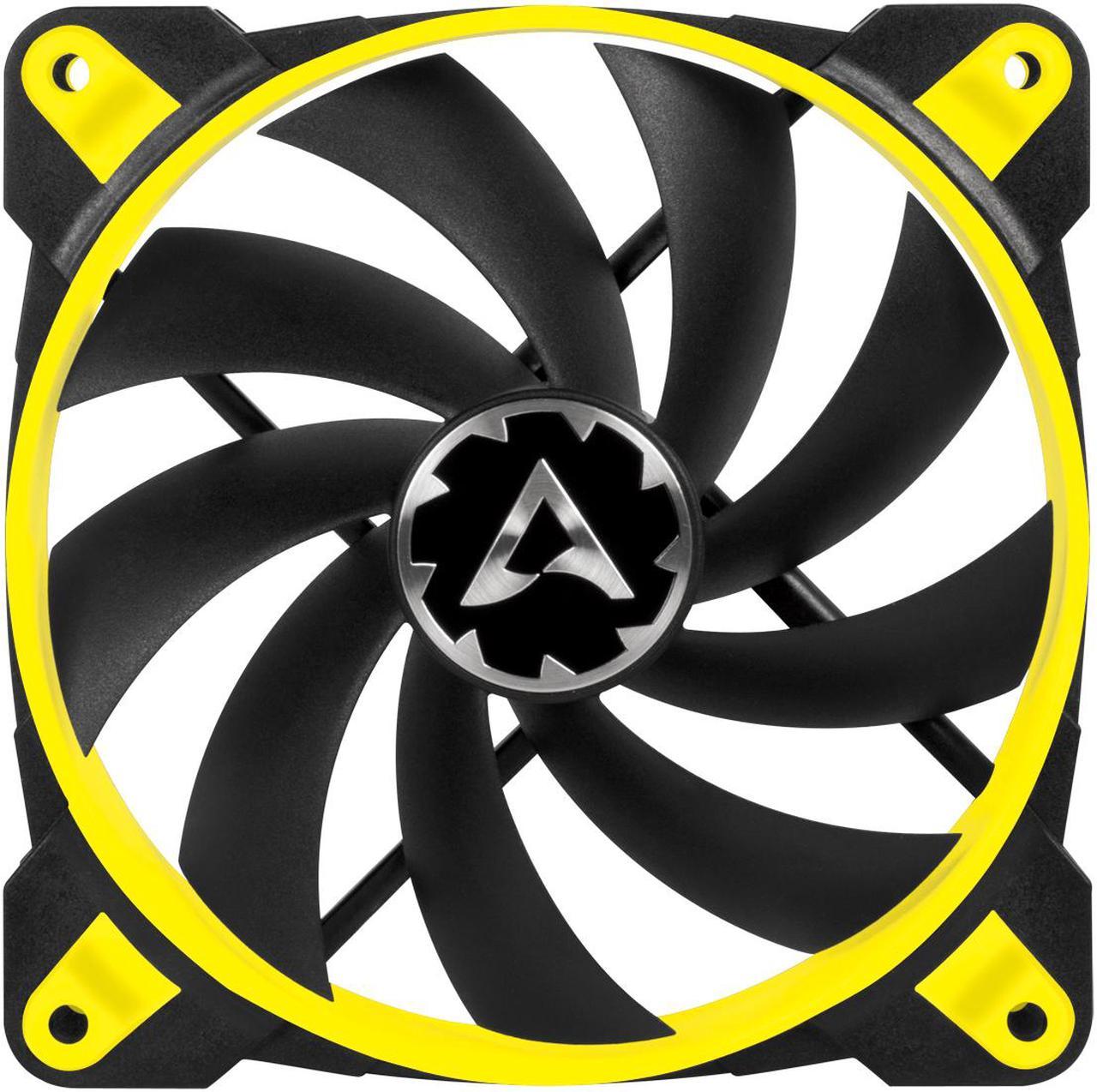 ARCTIC BioniX F140 - Gaming Fan with PWM PST I Silent 3-Phase Motor I 200 to 1800 RPM - Yellow