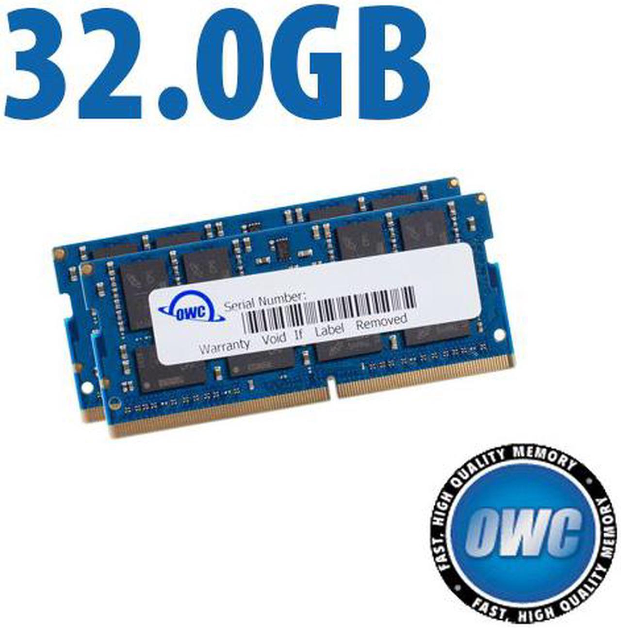 Main image of OWC 32.0GB (2x 16GB) PC4-21300 DDR4 2666MHz SO-DIMM 260 Pin Memory Upgrade Kit For 2018 Mac mini models and PCs which utilize PC4-21300 SO-DIMM Model OWC2666DDR4S32P