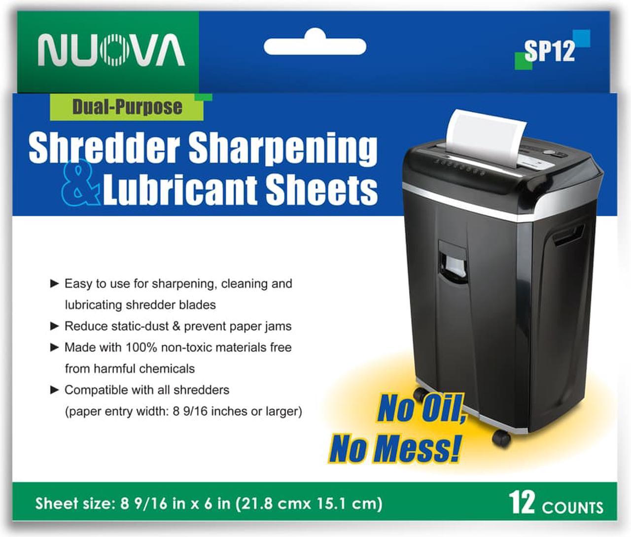 Alt view image 3 of 5 - Nuova Shredder Sharpening & Lubricant Sheets - 36 counts