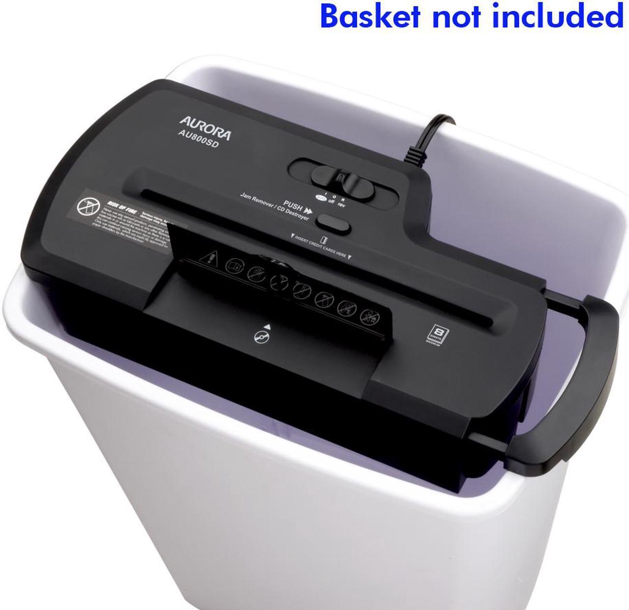 Alt view image 2 of 4 - Aurora AU800SD Professional Strip Cut Paper Shredder /CD / Credit Card Shredder without Wastebasket