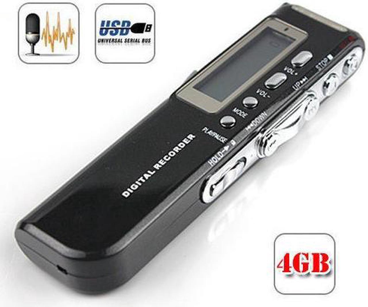 Digital Mini REC Voice Recorder DICTAPHONE 4GB Memory Record Mp3 player VOR