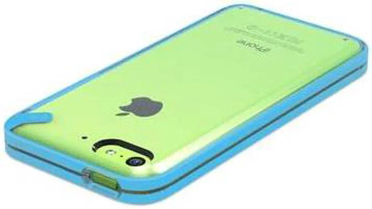 Main image of PureGear Slim Shell Protective Cell Phone Case - Blue - iPhone 5C