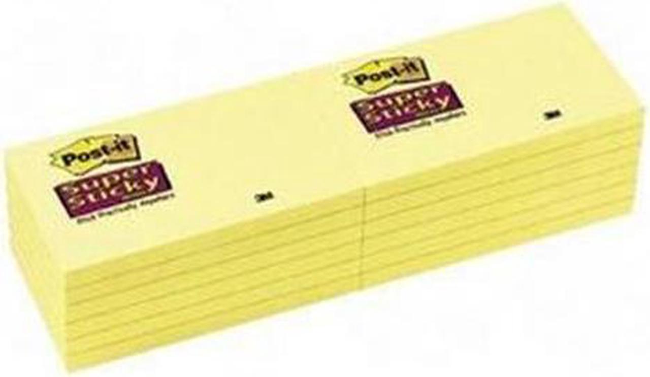 Main image of Post-It Notes Super Sti Pad,Post-It 3x5 12,Cayw 65512SSCY
