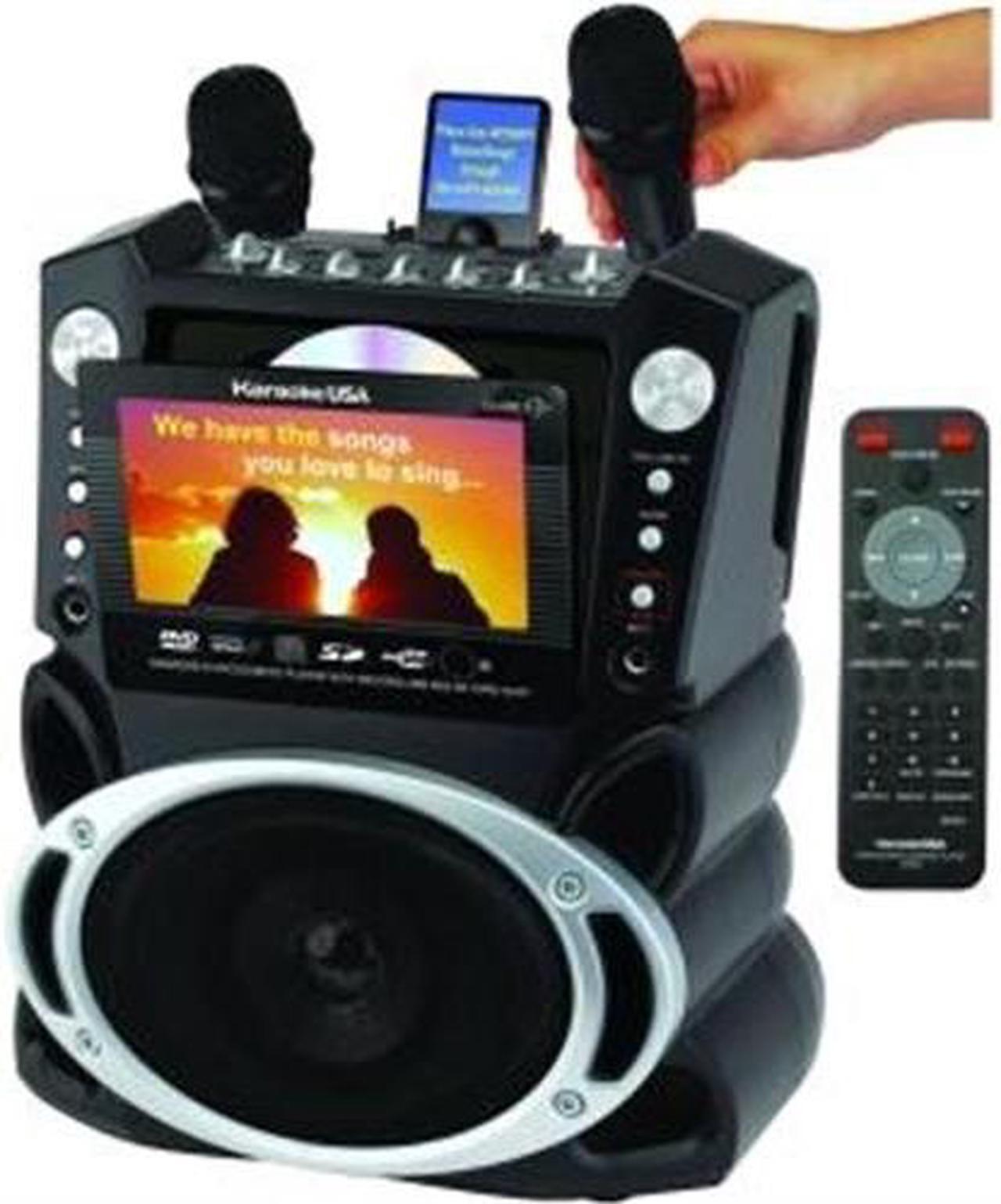 Alt view image 12 of 13 - Emerson Portable DVD/CD+G/ MP3+G Karaoke System with 7" LCD Color Screen