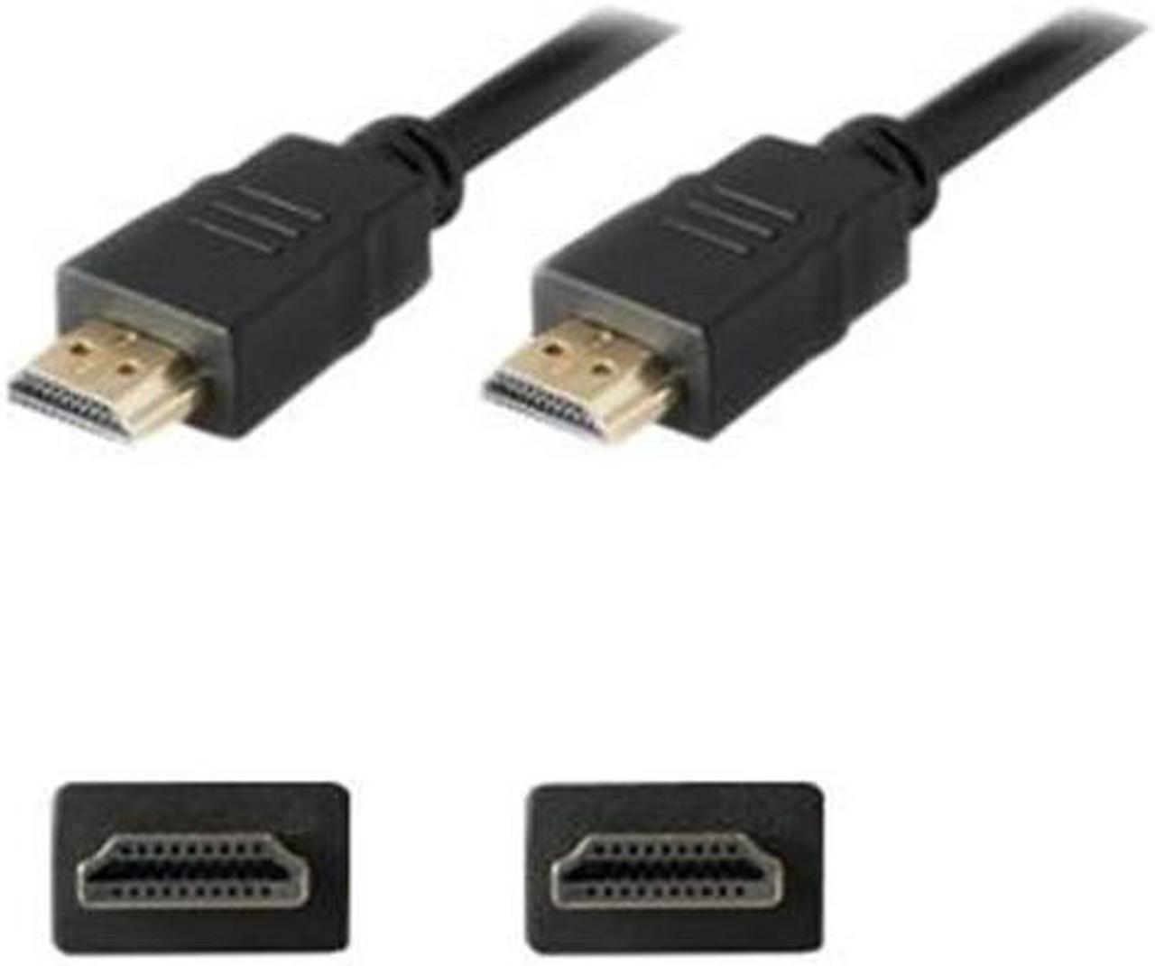 AddOn HDMI2HDMI6F AddOn 1.82m (6.00ft) HDMI 1.3 Male to Male Black Cable - 100% compatible with select devices.