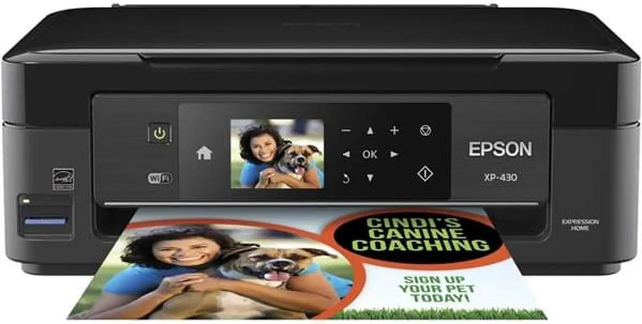 Alt view image 9 of 19 - EPSON Expression XP-430 (C11CE59201) 5760 dpi x 1440 dpi wireless/USB color Inkjet MFP Printer