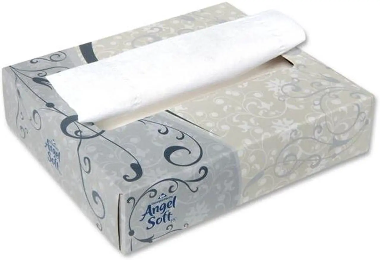 Alt view image 4 of 10 - Facial Tissue, White, 50 Sheets/Box, 60 Boxes/Carton