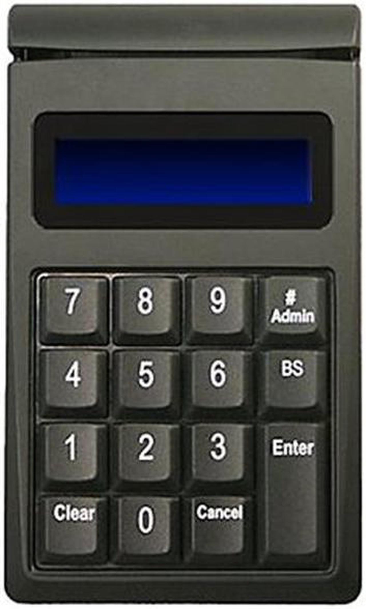 Main image of ID Tech IDKE-534833BL SecureKey M130 Encrypted Keypad w/ MagStripe Reader - USB