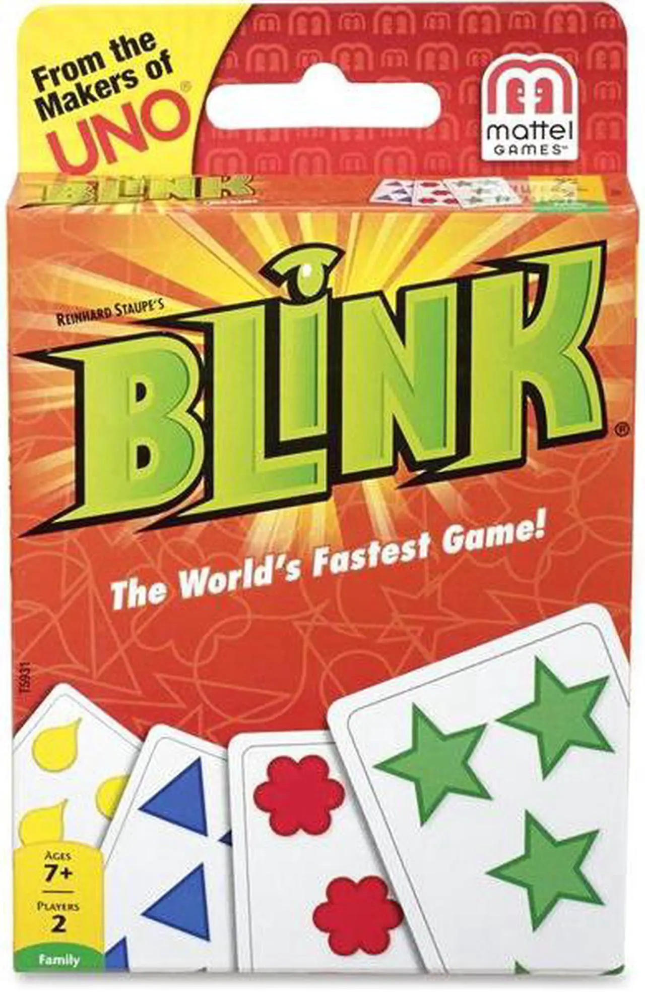 Alt view image 7 of 20 - Blink Fast-Paced Family Fun Card Strategy Board Game Mattel, Inc. T5931