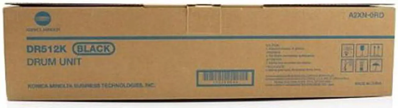 Alt view image 4 of 7 - Black Drum Unit for Konica Minolta A2XN0RD bizhub 224e, 284e, 364e, 454e, 554e, C224, e, C284, e, C364, e, C454, e, C554, e, Genuine Konica Minolta Brand