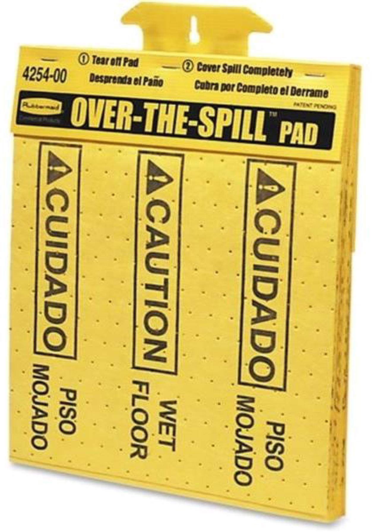Alt view image 8 of 15 - Rubbermaid Commercial Pad,Ovrspill,Tblt,22pd,Yw 4254